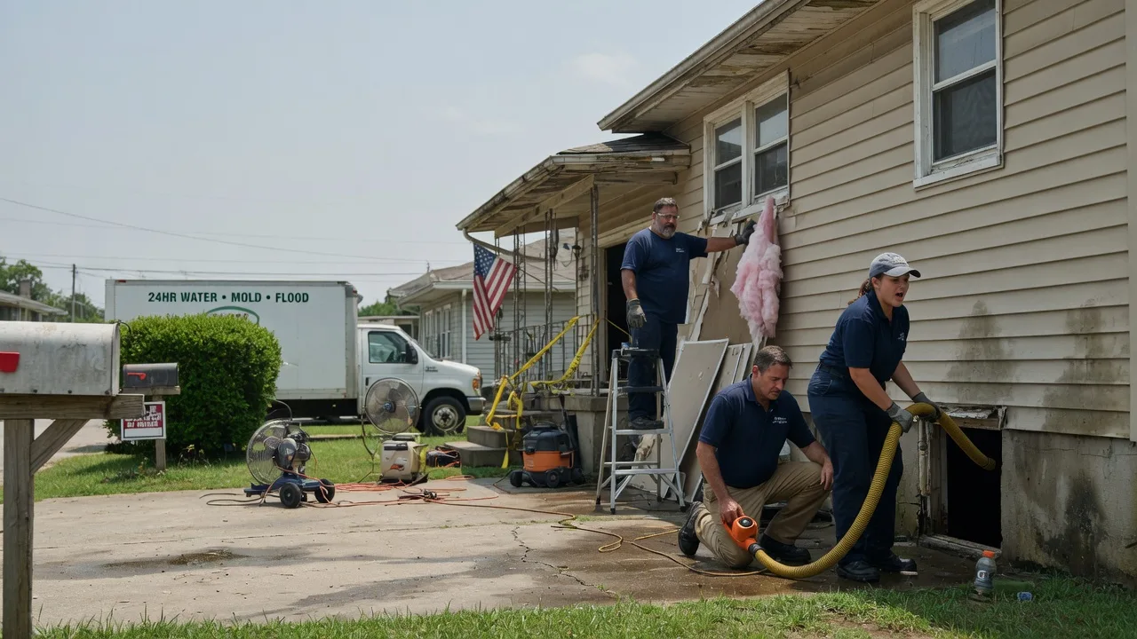 Water Damage Repair in Congerville, IL near me